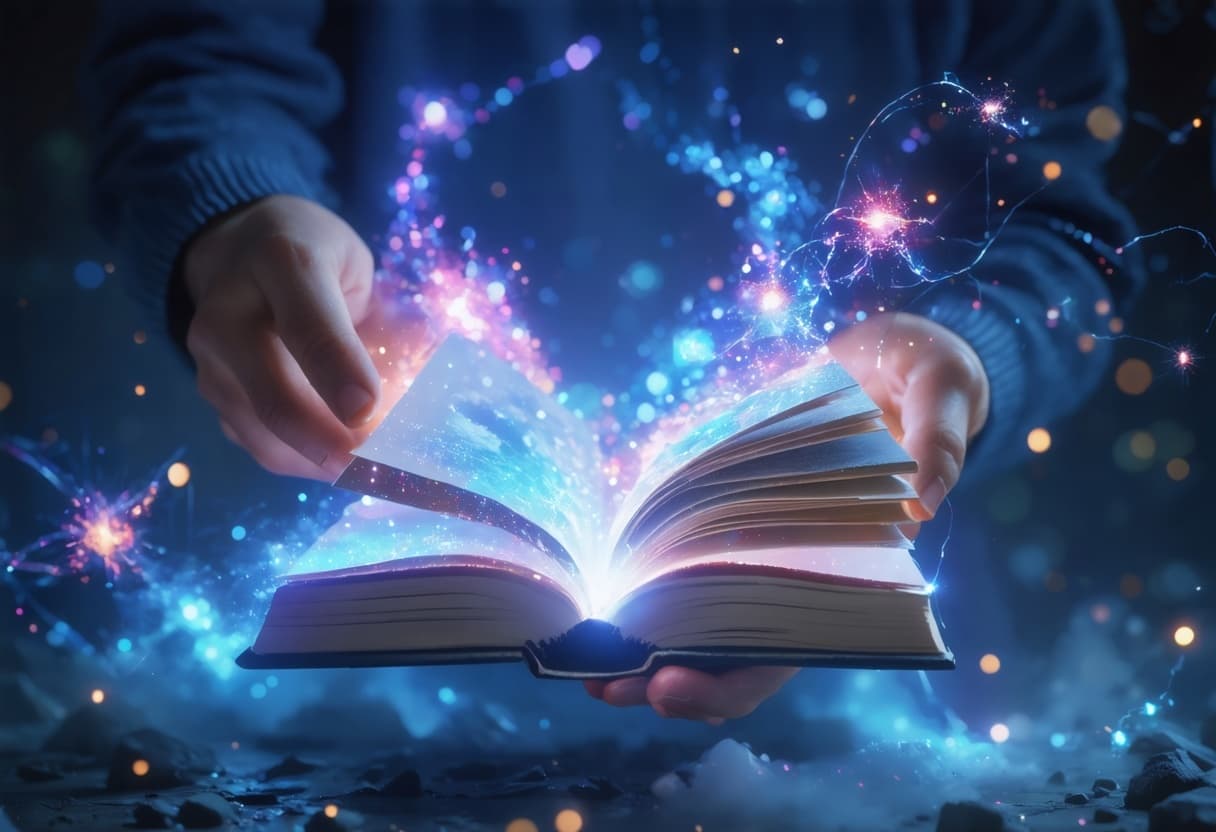 Children reading comics